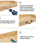 Installation guide for Four Pcs Vintage Bronze Bail Drop Drawer Pull Handles Set With Screws for cabinets and furniture