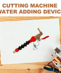 Built Right Angle Grinder Water Sprayer Nozzle Stainless Steel Coolant Kit For Zero Hassle Dust Cleanup And Smooth Marble Cutting Killer Mist Head Accessory with red and black hose connector