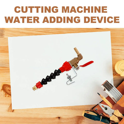 Built Right Angle Grinder Water Sprayer Nozzle Stainless Steel Coolant Kit For Zero Hassle Dust Cleanup And Smooth Marble Cutting Killer Mist Head Accessory with red and black hose connector