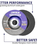 100 Pack 4.5 Inch Cut Off Wheels 7/8 Inch Arbor.040 Inch Thick Type 27 Aluminum Oxide Fiberglass Reinforced Metal Cutting Discs visible