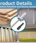 Heavy Duty Hurricane Anchor Kit Set for fixing shutter panels, storm panels, and sliding glass doors with plywood compatibility.