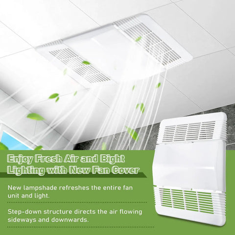 Replacement 85315000 Ventilation Fan Grille Lens for Bathroom Exhaust Fans Compatible with 663 Series 763RL 769RL 770F