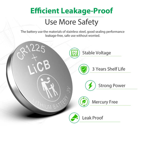 Top Shelf Cr1225 Lithium Batteries Pump Out Kickass 3 Volt Power For Remotes And Gadgets Durable Grade A coin cell battery with leak-proof design.