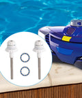 Two Pack Pool Cleaner Drive Shaft With Engine Wheel Bearing Replacement Parts For Zodiac MX6 MX8 MX6EL MX8EL Elite
