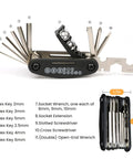 Multi Function Repair Tool and Chain Plier included with Heavy Duty Bike Floor Stand For Indoor Garage Upright Storage Rack.
