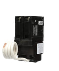 30 Amp 2 Pole GFCI Circuit Breaker With Self Test And Lockout, 120/240V, UL 943, 10,000 AIC, Class A Ground Fault Protection, side view
