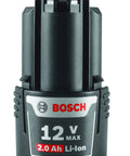 12 Volt Max Lithium Ion 2.0Ah High Capacity Battery For Power Tools With BeefedUp Runtime And Cold Weather Performance