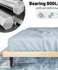 Oblique Tapered Metal Furniture Legs Set of 4 for Sofas and More, Heavy Duty Up To 900 Lbs under bed with design details inset