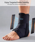 Ultimate 360 Degree Ankle Support Brace For Men And Women Lace Up Neoprene Ankle Wrap For Sprains Achilles Tendon Injury Recovery