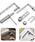 Stainless Steel Double Swing Door Hinges With Self-Closing Spring Load For 16mm-20mm Doors, Corrosion Resistant Gravity Return