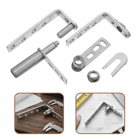 Double Swing Door Hinge Stainless Steel Self Closing Spring Hinge With Scratch And Corrosion Resistance components on display