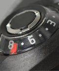 Close-up of Bike Shifter And Brake Set 21 Speed Left Three Speed Right Seven Speed Shifter Lever with gear display.