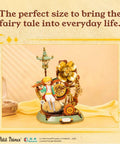 Little Prince Starry Journey Building Set Vintage Mechanical Pocket Watch Inspired Model With Gears Telescope And Golden Rose Collectible