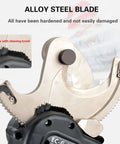 Heavy Duty Ratchet Cable Cutter For Copper And Aluminum Cables 50mm 65mm 75mm Opening Aluminum Gear Type Scissors in close-up.