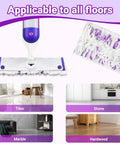 32 Count Disposable Power Mop Refills For Swiffer Power Mop, Deep Cleaning Pads With Built In Scrubbing Strips For Quick, Mess Free Sweep And Streak Free Shine on tile, stone, marble, and hardwood floors