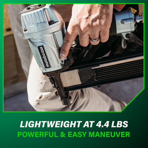 Using 7/16 Inch Standard Crown Stapler for Roofing and Subfloor Installations, Lightweight Pneumatic Nail Gun With Pro Grade Power