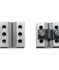 Beefy Hardened Steel V Block With Clamp Set 1-3/8 x 1-3/8 x 1-3/16 90 Degree Precision Machinist Gauge For Mill And Lathe Multi Purpose V Block Tool With High Squareness And Parallelism, steel V-block set with clamp