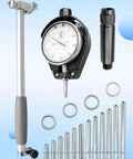 2 To 6 Inch Dial Bore Gauge Set With 0.001 Inch Precision For Engine Cylinders, Pro Grade Industrial Bore Measuring Tool