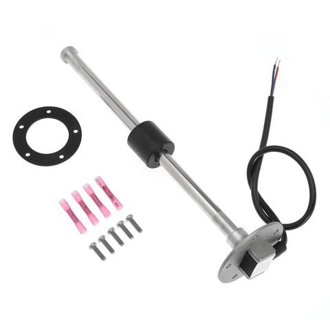 Fuel Tank Sending Unit 240 To 33 Ohms For Marine Boat Auto Truck RV Stainless Steel Gas Sender With Fuel And Water Level Gauge