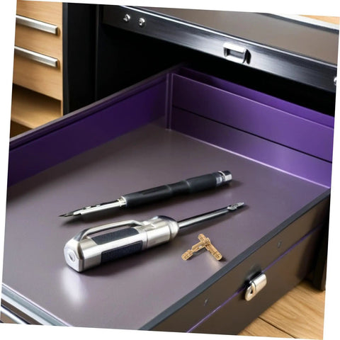 Brass Barrel Hinges For Jewelry Boxes With Slick Hidden Design And Silent Opening Mechanism tools in drawer