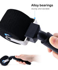 Two Inch Foam Seam Roller For Vinyl Wrap On Uneven Textured Surfaces And Car Wrapping Rivet Roller Tool with handle in hand