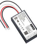 12V Dimmable LED Driver 60W Triac ELV MLV Transformer for LED Strips and Modules Smooth Flicker Free Dimming with Lutron and Leviton Switches Plug And Play Power Supply for Modern Accent Lighting, black wired unit