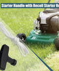 Lawnmower with Two Pack 4 Foot Pull Cord Rope Replacement For GX200 GX120 GX240 GX270 Champion Generators With Recoil Starter Handle