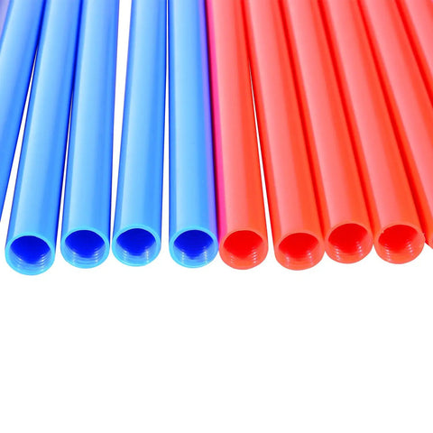 All-In-One Dog Agility Training Kit With Adjustable Poles Jump Run Obedience Set showing blue and red plastic poles