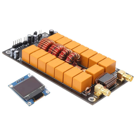 ATU-100 Mini Automatic Antenna Tuner Kit For Ham Radio Nerds with OLED Display DIY Tuner Board and components