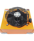 Hydraulic Oil Cooler Fan 60W 110V Industrial Heat Exchanger With Precise Welding And Built Tough High Flow Fan
