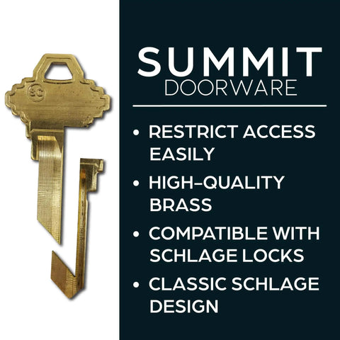 Lockout Key For Schlage Locks Exterior Door Lockout Tool For Quick Privacy And Outside Locking, Easy Install