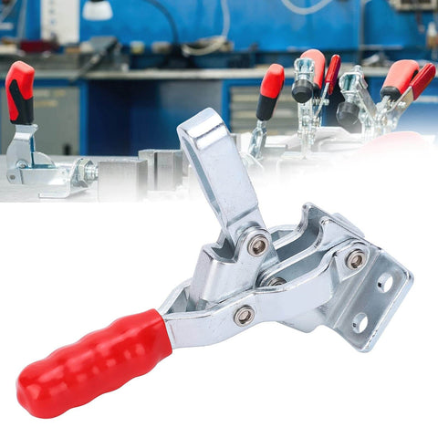 Welding Toggle Clamp Built Tough For Heavy Duty Woodworking Jigs And Fixtures With Quick Release Hold Down Plunger
