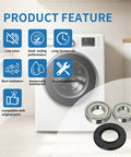 Premium Washer Tub Bearing And Seal Kit For Front Load Washers showing noise reduction, sealing performance, and easy installation benefits.