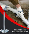 PVC Pipe Reamer Kit For Half Inch Fittings and Schedule 40 Plastic Pipe inside hub remover tool with stainless steel reamer