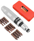 Industrial-Grade 14-Piece Impact Screwdriver Set With 40CR Alloy Steel Bits, Manual Impact Driver, Phillips Slotted Hex Drivers