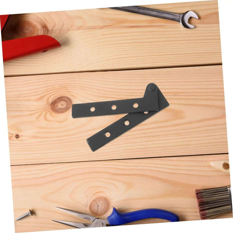 Two Pack Heavy Duty Pivot Hinge Hidden Door Hardware for secret doors on wooden surface with tools