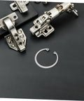 Stainless Steel C Clip Retaining Ring Set Five Pieces Durable Grooved Shafts With Elastic Design For Easy Install And Strong Hold