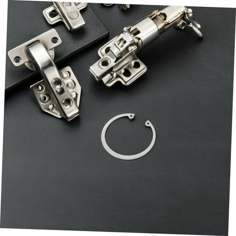 Stainless Steel C Clip Retaining Ring Set Five Pieces Durable Grooved Shafts With Elastic Design For Easy Install And Strong Hold