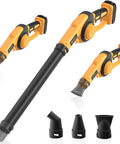 Cordless Leaf Blower For DeWalt 20V Max Batteries Tool Only Up To 200 MPH Lightweight Mini Electric Blower With 3 Speed Settings