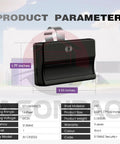 2 Pack Remote For LiftMaster 371LM And Chamberlain 950CD Garage Door Opener with dimensions and specs listed