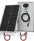 12V 30W Solar Panel Battery Charger With Built In UltraSmart MPPT Controller Waterproof Battery Maintainer for cars and RVs