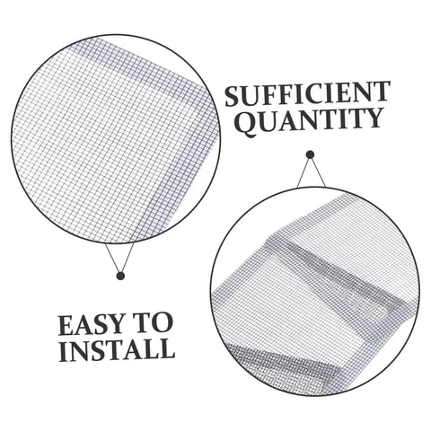 Self Adhesive Window Screen Repair Patches Kit For Holes In Windows And Doors Easy Quick Fix Durable White Patch Repair Kit