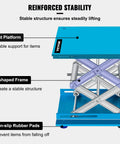 Beefy Heavy Duty Aluminum Lab Jack Stand 8x8 Inch Lifting Platform 88 Lb Capacity Scissor Lift For Laboratory Work Rust Resistant
