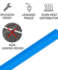 1 Inch PEX B Non Oxygen Barrier Flexible Pipe Tubing Blue for Hydronic Radiant Floor Heating with non-leaking design