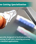Pro Grade Medical Stainless Steel Tweezers For Soft Wire Cutting With 70 Degree Angulated Tip cutting delicate wire