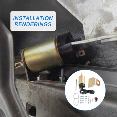 60 Pound Shaved Door Handle Trunk Solenoid Popper Kit Street Rod Design To Pop Open Doors Hoods And Trunks With Push Button Switch Bracket And Wiring For Easy Secure Auto Access For Hot Rod Enthusiasts