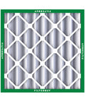21x21x4 MERV 8 Pleated Air Filter for HVAC Systems Electrostatic Dust and Allergy Defense 2 Pack Fits Furnaces AC Units