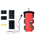 Beefy Torque RC Servo 350 Kg Cm Digital Full Metal Gear 360 Degrees with 2 In 1 Mode, brackets and connectors