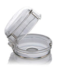 Clear Stove And Oven Knob Safety Cover Set L730A Five Count Pack Easy To Install Kid Safe Kitchen Accessory open view