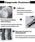 Mgtgbao 10pc dry diamond drill bit set with hex shank cores; five 3/16 in (5 mm) and five 1/4 in (6 mm), cooling wax